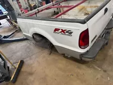 1999 2007 Ford F250 OEM Pickup Truck Bed 6' 9" Box White With Gate Bumper