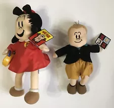 Little Lulu Set Of 2 Plush Dolls