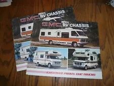 1985 GMC Truck RV Chassis Sales Brochure - Vintage - Two for One Price