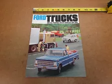 1966 Ford Full Line pickup truck F100 Bronco F250 sales brochure 8 pg ORIGINAL