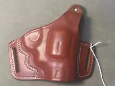 Old World Holster Brown Leather Made In Italy for S&W 686 3" Barrel - 23473