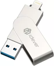 iClever U2 USB Flash Drive, 64GB U-Disk Connector for iPhone 5/5s/5c/6/6 Plus/6s