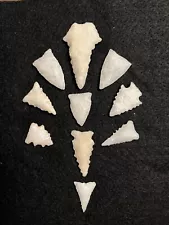 North Carolina Arrowheads - Quartz