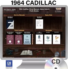 1964 Cadillac Shop Manual, Sales Data & Parts Books on CD (For: 1964 Cadillac)