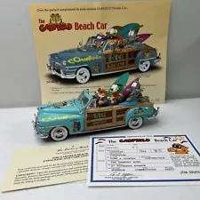 Danbury Mint Garfield Beach Car 1948 Chrysler Town & Country Complete NO Box 9"