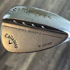 Callaway Mack Daddy 4 W Grind 56/12 R Milled Midsize Grip Has Rust