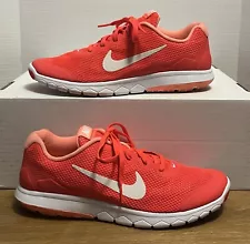 Womens Nike Flex Experience RN4 Coral Red Size 9 Style 749178-602