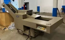 Industrial 20HP Allegheny Paper Shredder w/ Infeed & Outfeed Conveyor