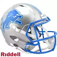 *SALE* DETROIT LIONS PRIMARY NFL FULL SIZE SPEED REPLICA FOOTBALL HELMET!