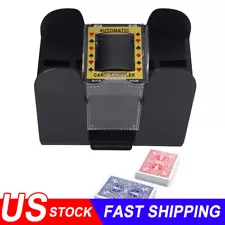 6 Deck Automatic Card Shuffler - Great for Home Card Games, Fast Shuffling