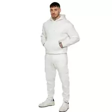 Enzo Tracksuit Set Mens Regular Fit Pullover Hoodie Cargo Jogging Bottoms Suit