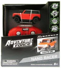 Nano Racer RC Car ~ Bronco ~ Red ~ Adventure Force ~ Radio Control Fun