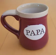 Burton+Burton PAPA Coffee Mug for Dad, Grandfather, Brother, Uncle, Husband, etc