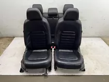 VW Jetta GLI Red Stitched Leatherette Seats Black MK6 11-18 OEM Sedan