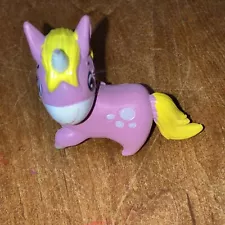 Mini Unicorn Figure Toy Pink with White Spots