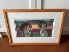 Spirited Away Studio Ghibli Reproduction Key Frame Cel Hayao Miyazaki Limited