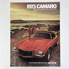 1973 Chevrolet CAMARO Vintage Original Car Sales Brochure Catalog ▪ Z28 Rally LT