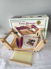 1992 Harrisville Easy Weaver Hardwood Weaving Loom Complete #394 booklets Box