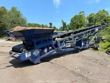 2000 Edge MS80 80' Mobile Conveyor Stacker 36" Discharge Belt Cat Diesel bidadoo