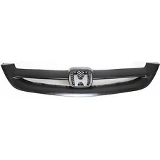 Grille For 2001-2003 Honda Civic Coupe Black Plastic (For: 2003 Honda Civic Si)