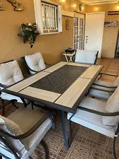 patio furniture sets used