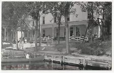 Rome City, Indiana - Spring Beach Hotel, Sylvan Lake - c1910s postcard