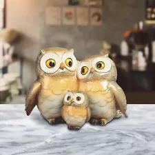 6.25"H Owl Family Figurine