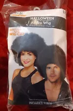 SALE! Halloween Black Afro Wig, Adult, Way to Celebrate, Adult One Size,Preowned