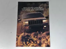 1996 JEEP GRAND CHEROKEE LIMITED SALES BROCHURE IN EXCELLENT CONDITION