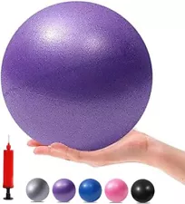 Small Pilates Ball 6 Inch Exercise for Yoga Classroom 6 Inch, Purple