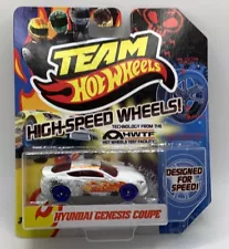 2011 Hot Wheels Team High Speed Wheels Hyundai Genesis Coupe W/blue Wheels