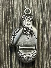 Sterling Silver Boxing Glove Golden Gloves 1997 New York Pendant