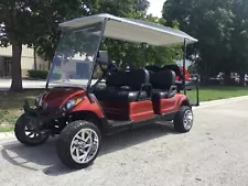 2007 lifted Yamaha g29 drive Dre 6 seat passenger 48v Golf Cart custom 48v