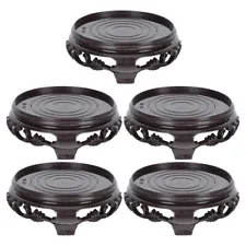 5 Pcs Planter Pots for Indoor Plants Flower Base Antiques Display Stand Storage