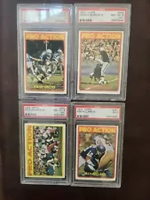 1972 Topps Football PSA Lot 347 348 Blanda 350 351 Willard See Items For Sale