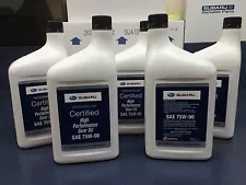 Subaru 75W90 Extra S Gear & Transmission Fluid - 5 quart Bottles Sti Wrx Genuine