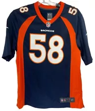 NIKE On Field Denver Broncos #58 Von Miller Jersey Adult Large(Z26) NW/OTs