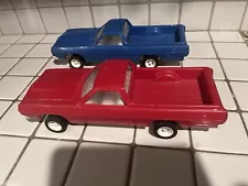 Vintage Tonka Ford Ranchero Blue & Red Car For Car Carrier Hauler