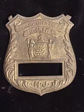 New Jersey Penn Central Railroad Police Badge Obsolete Unfinished