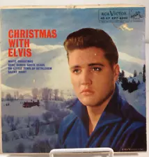 Elvis Presley Christmas with Elvis 45 RPM Picture Sleeve EP Record