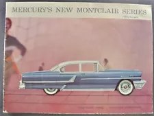 1955 Mercury Montclair Brochure Sun Valley Coupe Convertible Nice Original 55