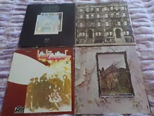 Led Zeppelin Vinyl Record Albums 4 Total