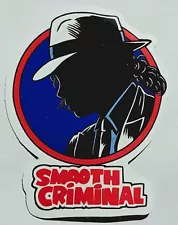 MICHAEL JACKSON King Of Pop Smooth Criminal Portrait Sticker 6.6cm x 5.2cm #19