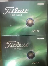 Titleist AVX Golf Balls-New 2 Dozen