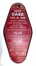 CASE 430 & 530 TRACTOR 1964-65 PLASTIC KEY FOB - MOTEL STYLE