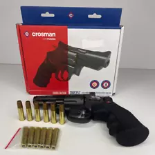 Crosman CO2 Dual Ammo Full Metal Revolver Air Gun Pistol - BB & Pellet - SNR357