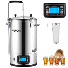 VEVOR Home Beer Brewing Machine Grain Brewing System w/ Circulating Pump 8 Gal