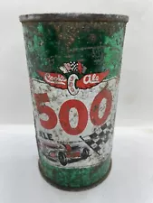 New ListingCOOK'S 500 ALE FLAT TOP BEER CAN - 12 FL. OZ. -EVANSVILLE, INDIANA