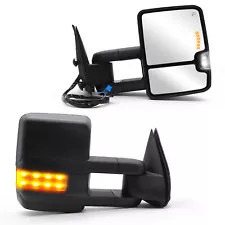 Towing Mirrors For 03-06 Chevy Silverado 1500/2500/3500 Power Heated Signal