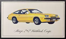 1973 Monza 2+2 Hatchback Coupe automobile Chevrolet printed